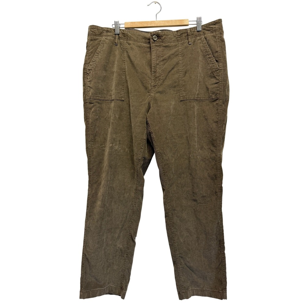 L.L.Bean Corduroy Pants Favorite Fit‎ Size 20 Brown Women